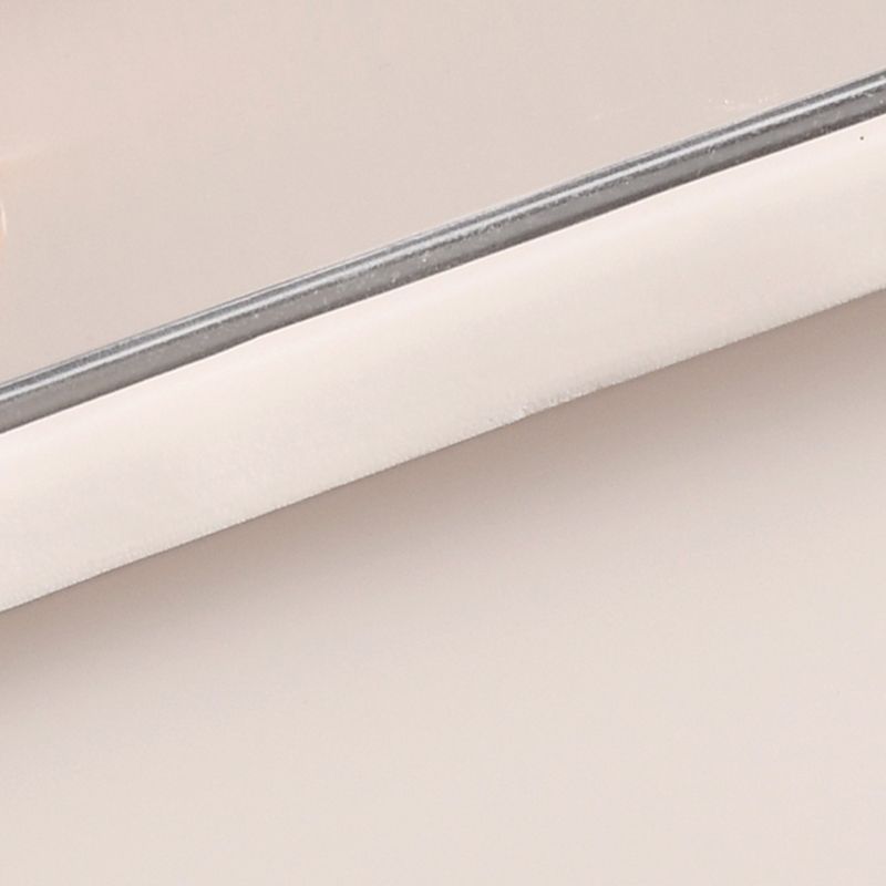 Glam Storage Chest White Artificial Wood Storage Chest Dresser with Drawers and Doors