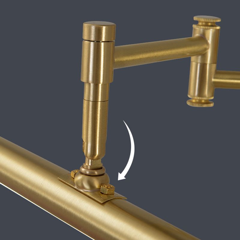 Luci da vanità montate in metallo allungato Luci da vanità moderne apparecchi per il bagno per il bagno