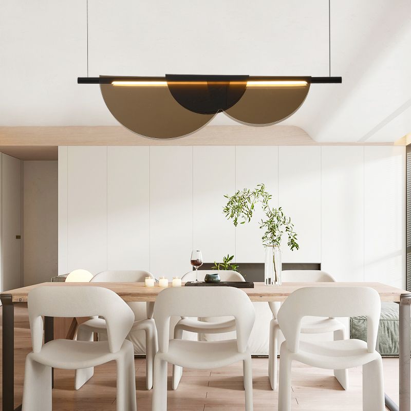 Modern Hanging Light Metal Island Light Fixture for Dining Room