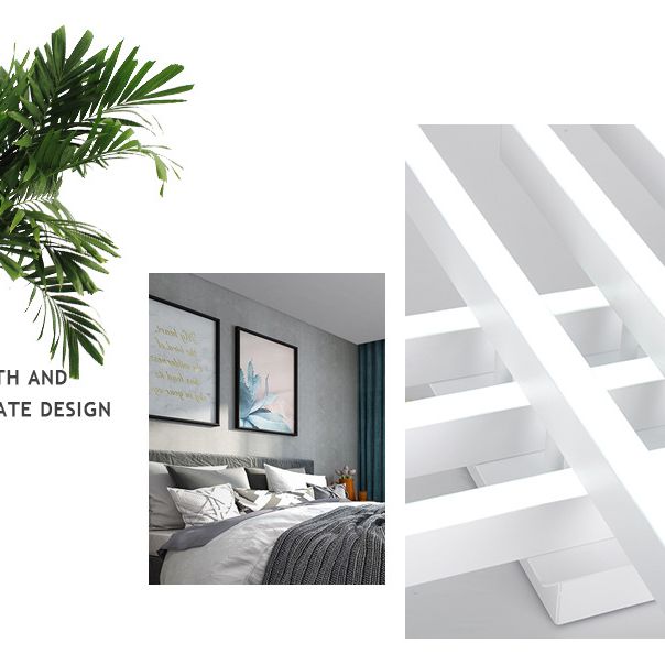 6-Lights Industrial Style Open Bulb Ceiling Light Metal Lamp Arm Lighting Fixture for Bedroom Dining Room