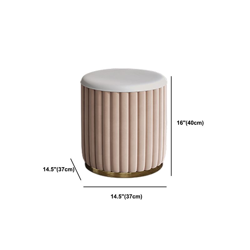 2/5-Drawer Vanity Makeup Table Set Metal Dressing Table in Beige