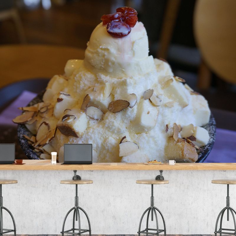 DeliciousIce Cream Dessert Mural Modern Style Wall Covering for Dessert Shop