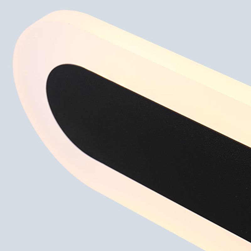 Nordic Style Wandleuchte gerade LED -Wandleuchte mit Metall für Hotel