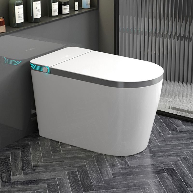 Modern Floor Mounted Toilet Bowl ABS Siphon Jet All-In-One Toilet