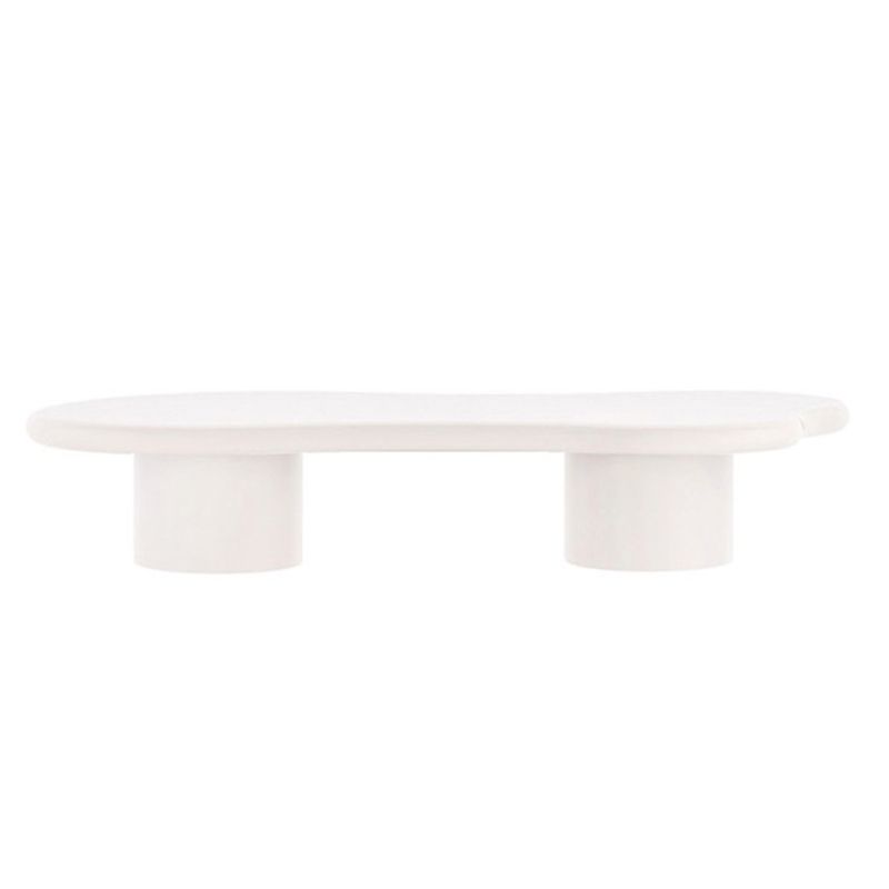 15.75" Tall Scandinavian Style Coffee Cocktail Table Solid Wood Coffee Table