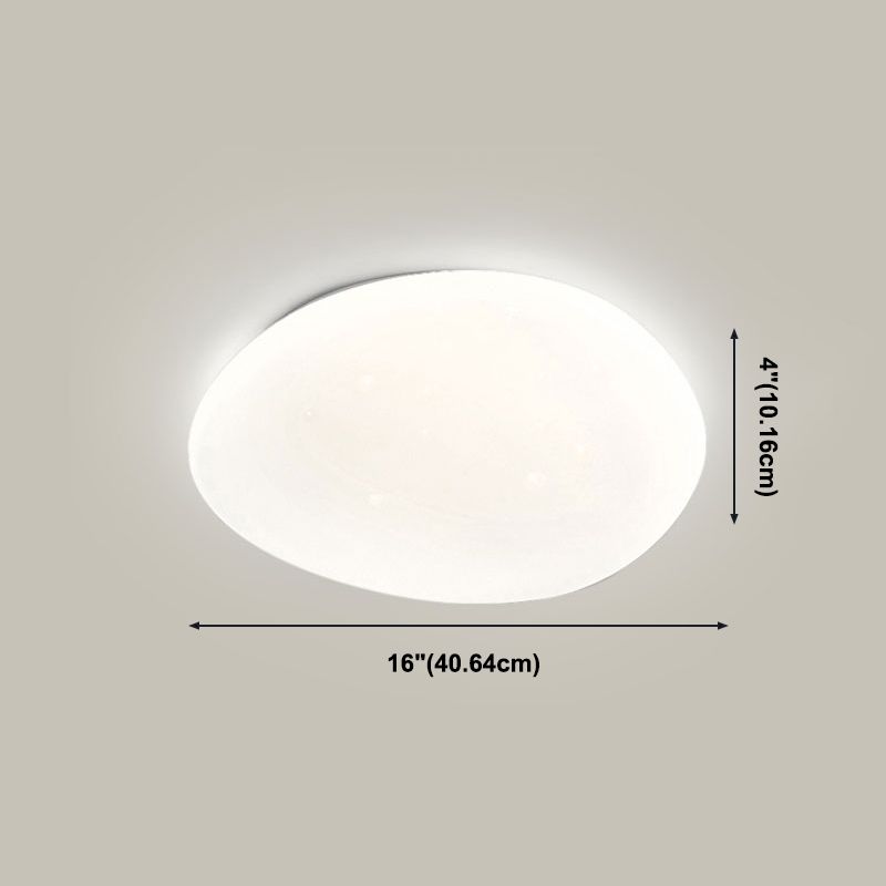 Lámpara LED de montaje empotrado, pantalla acrílica, luz de techo para sala de estar y comedor