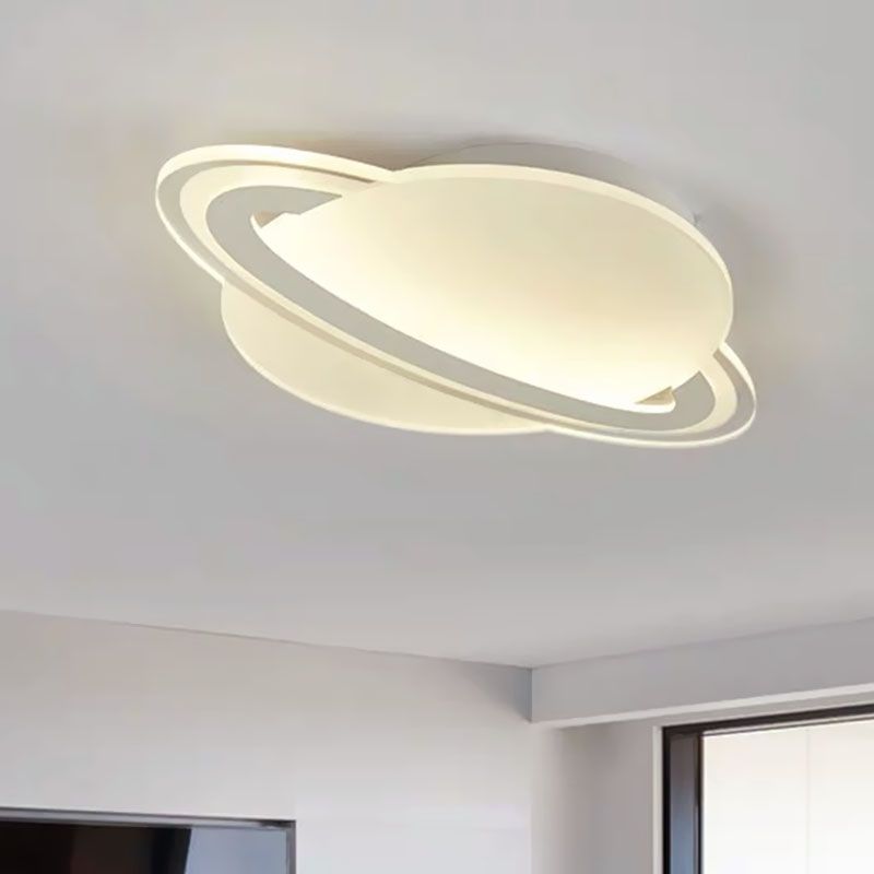 Acryl-Planeten-Unterputzleuchte, moderne 12"/18" lange weiße LED-Unterputzbeleuchtung in warmem/weißem Licht für Wohnzimmer