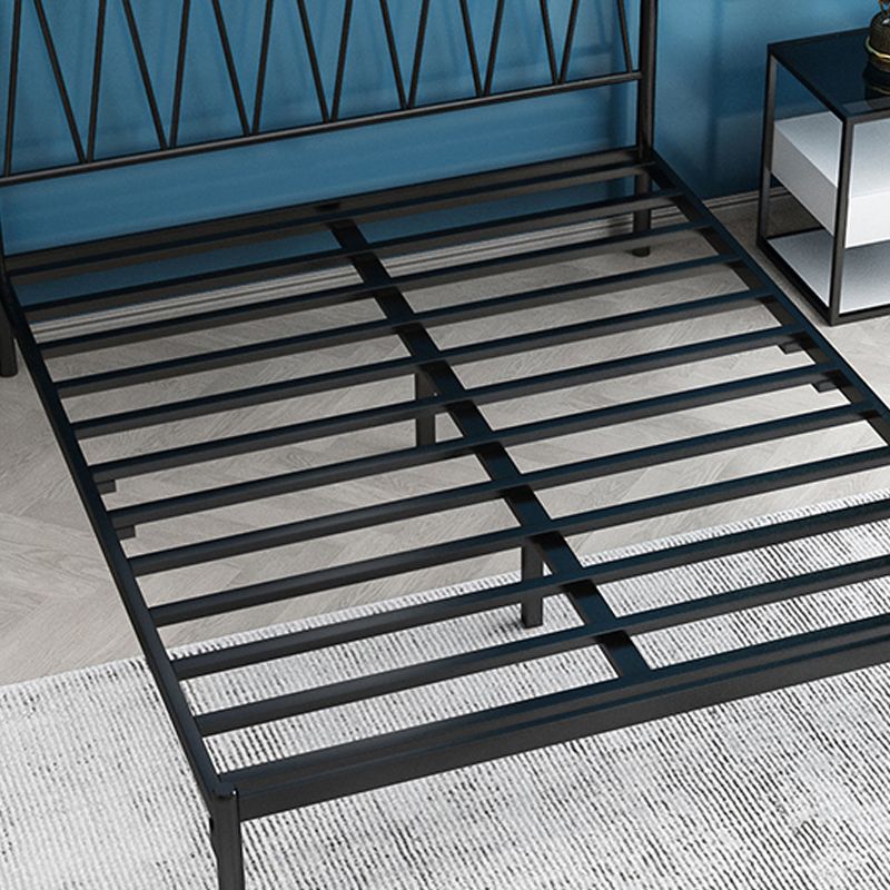 Metal Open-Frame Bed Minimalist Mattress Included Standard Bed