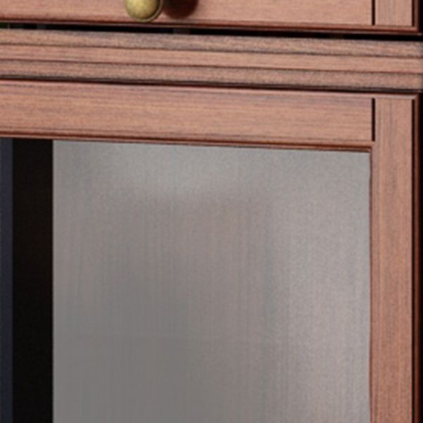 Wooden Closed Back Standard Bookcase Contemporary Style Bookshelf for Home Office