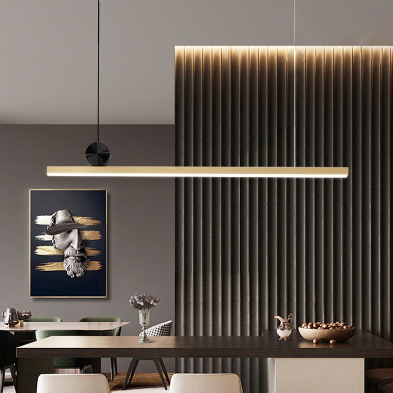 Luce di lusso Nordic Simple Slease LED LED Isola sospesa Luce a ciondolo per sala da pranzo
