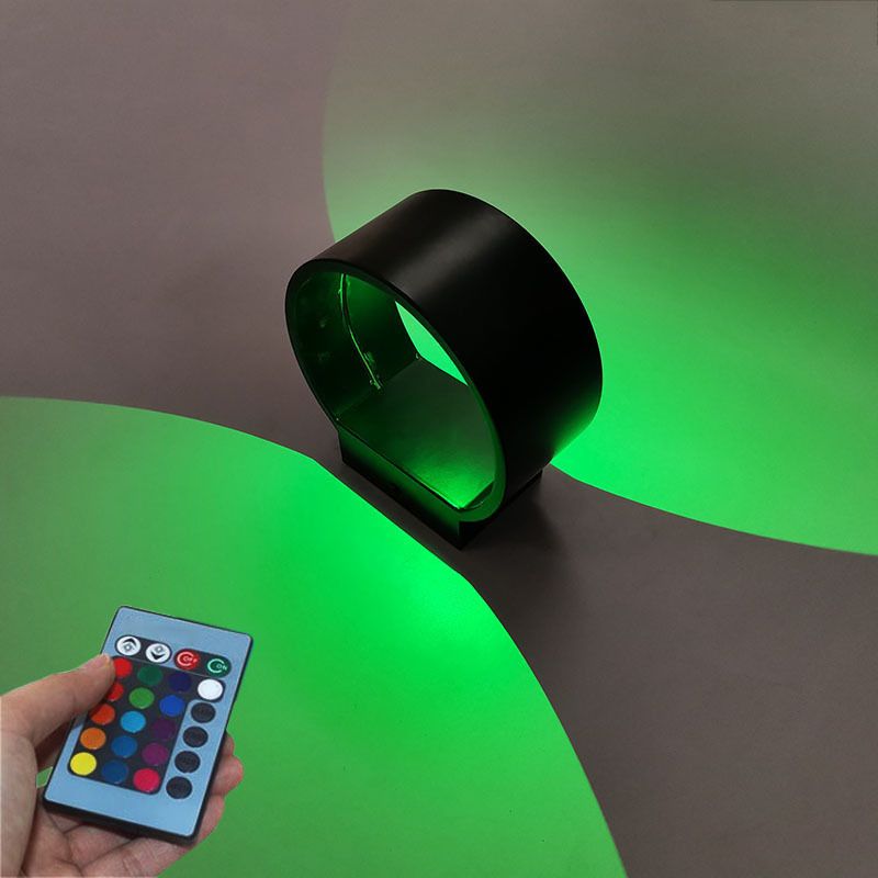 Cylinder 1-Light Modern Sconce Light LED Aluminum Wall Lighting Ideas for Bedroom