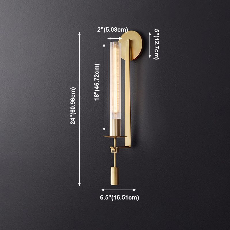 Metallzylinderwand -Lampen zeitgenössische 1 leichte Leuchtenleuchten