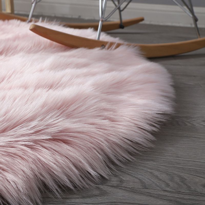 Tapis en peluche moderne blanc, couleur unie, en Polyester, résistant aux taches, pour la décoration de la maison