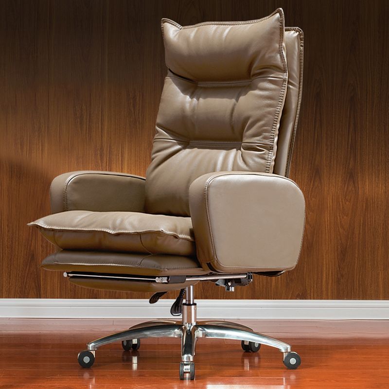 Modern Padded Arms Managers Chair Adjustable Seat Height Chair