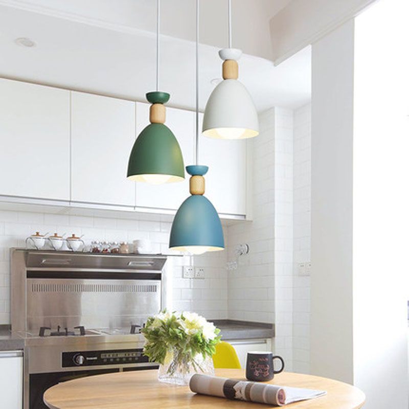 Zeitgenössischer Stil Geometrischer Anhänger Lampe Metall Multi -Lichter hängende Anhänger Licht