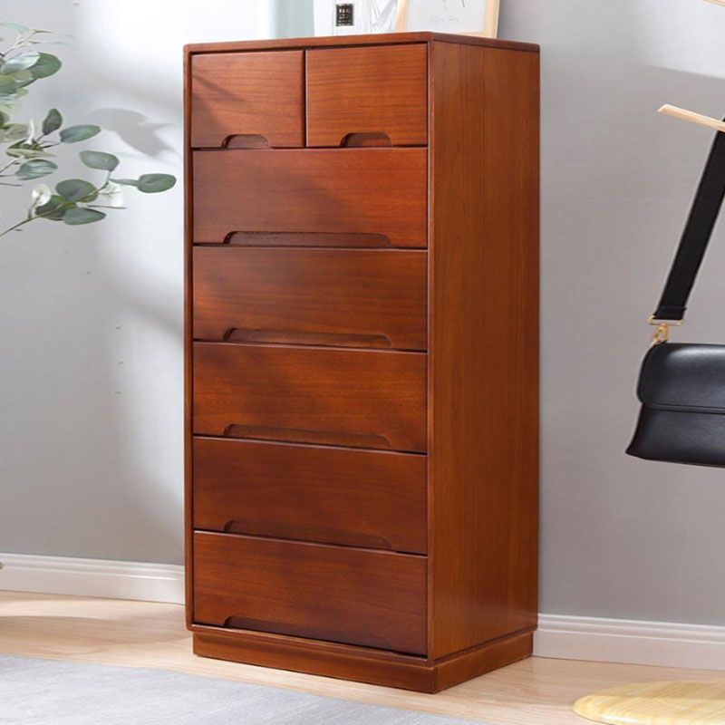 Modern Solid Wood Lingerie Chest Bedside Vertical Storage Chest