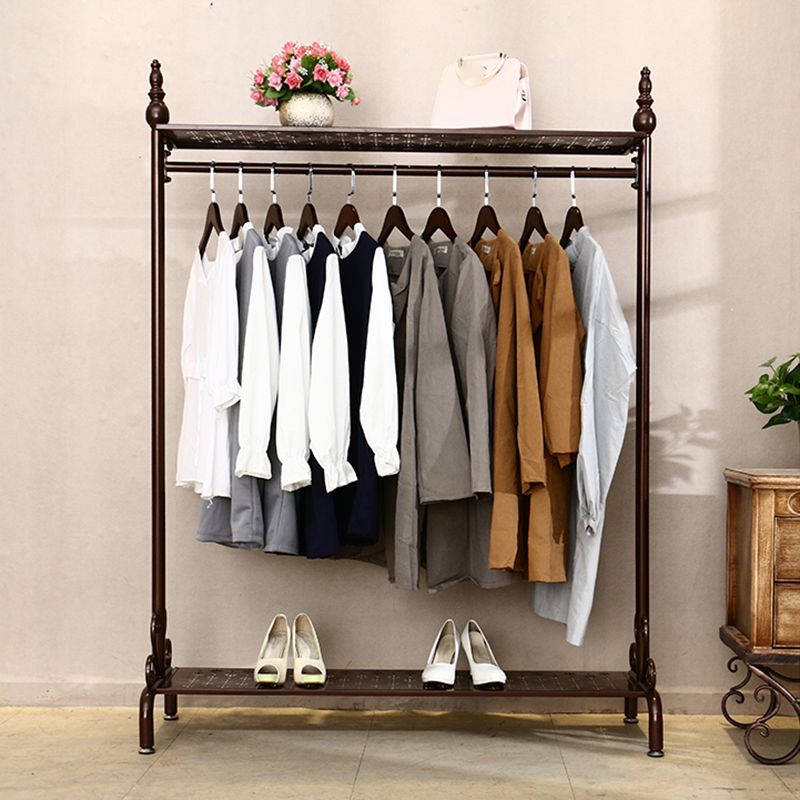 Modern Hall Stand Metal Shelving Included Free Standing Coat Rack