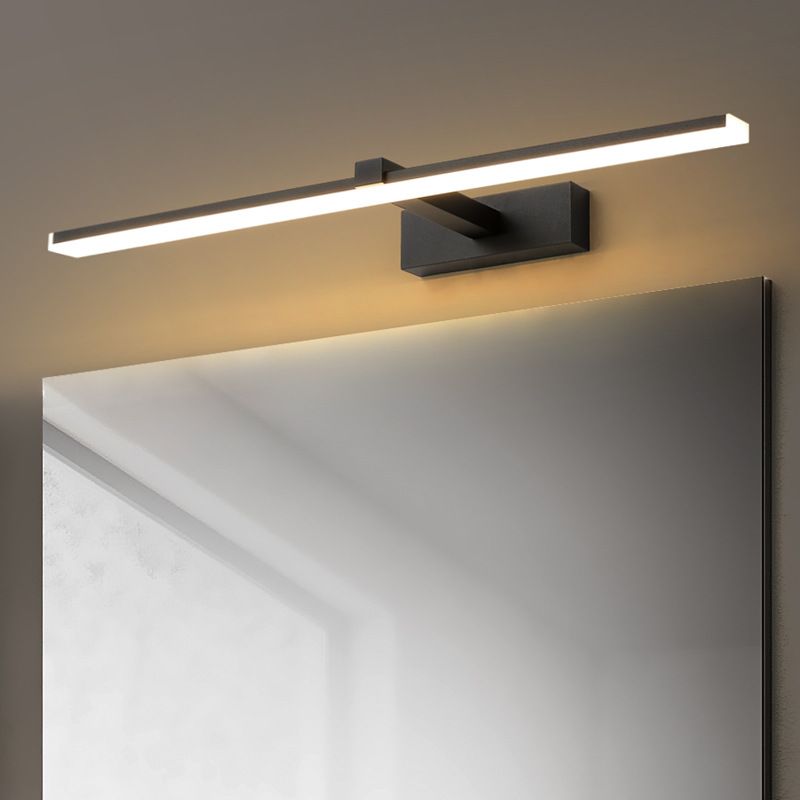 Metall lineare Schattenwandbeleuchtung moderner Stil 1-Lichtspiegel Wandhalterung Leuchte Leuchte