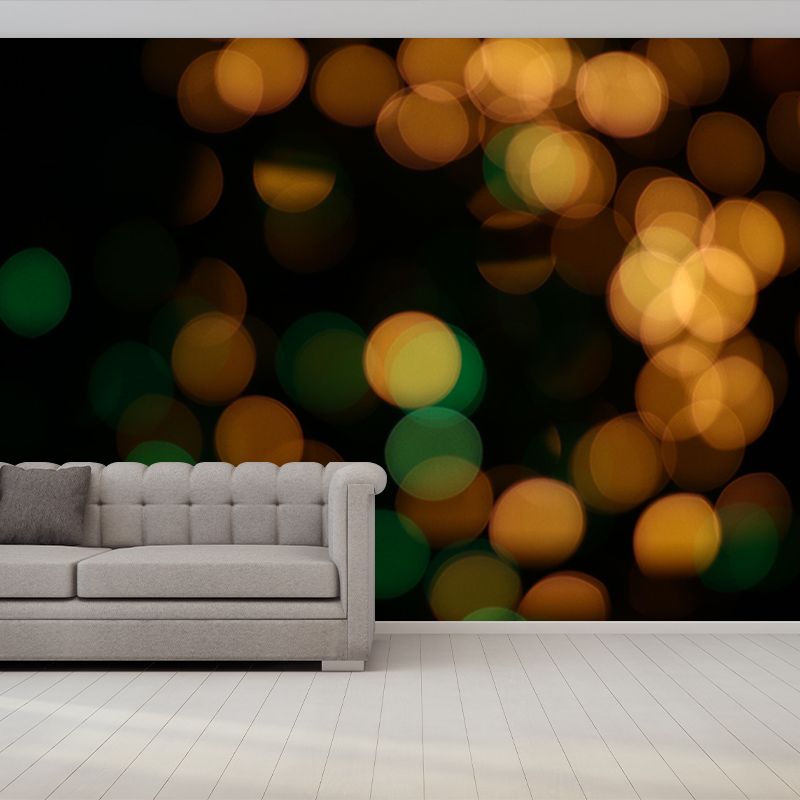 Contemporary Blurry Pattern Wall Mural for Living Room Eco-friendly Wall Covering