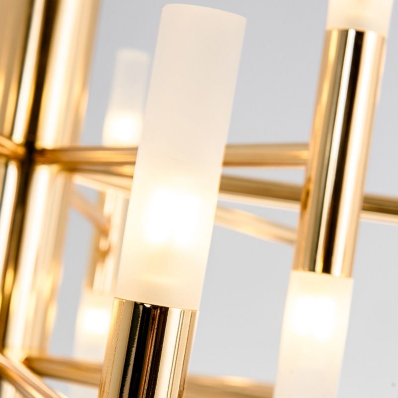 Lumières suspendues postmodernes Chandelier en métal pour le salon du salon