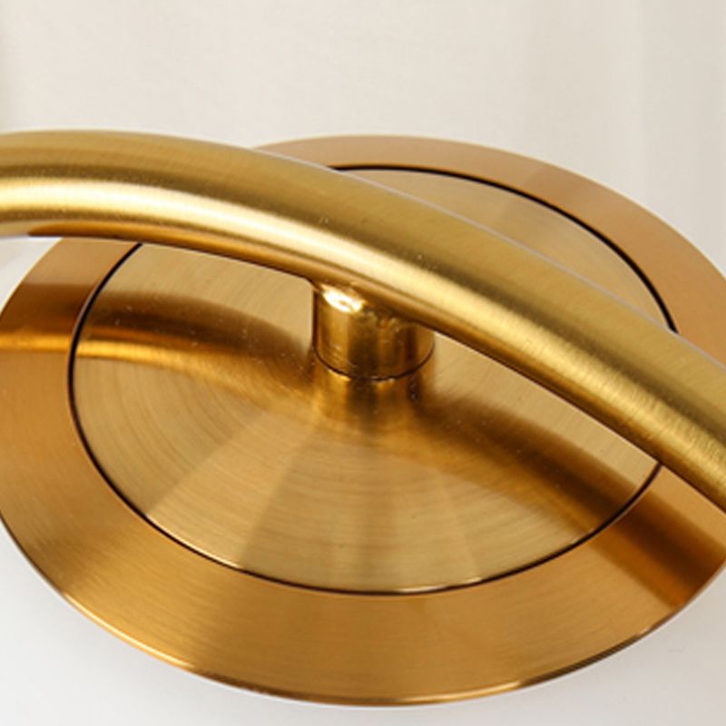 Glass Ball Shade Desk Lamp Household Desk Lighting Fixture for Sitting Room