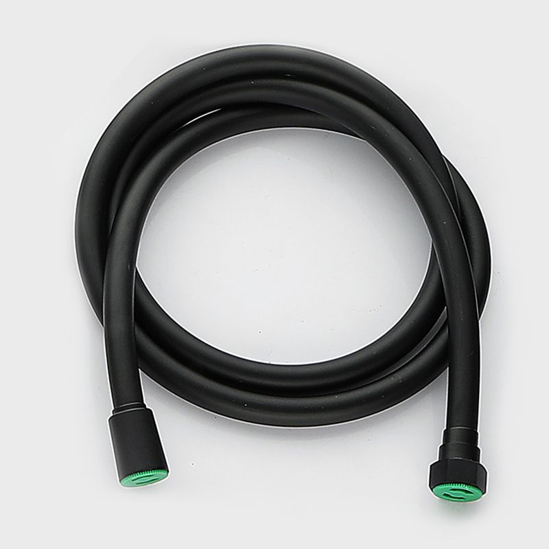 Modern Shower Faucet Adjustable Water Flow Rain Shower Head Shower System in Black