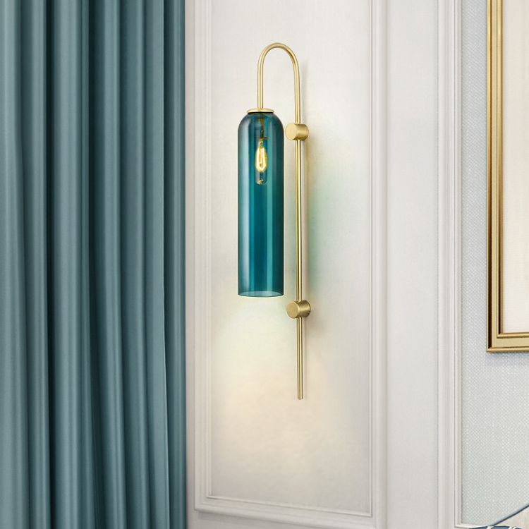 1 luminaire mural en verre clair