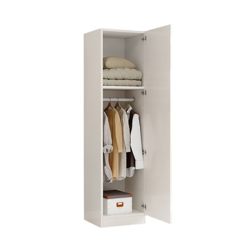 Matte Finish Cabinet with 1 Door Contemporary Manufactured Wood Storage Cabinet