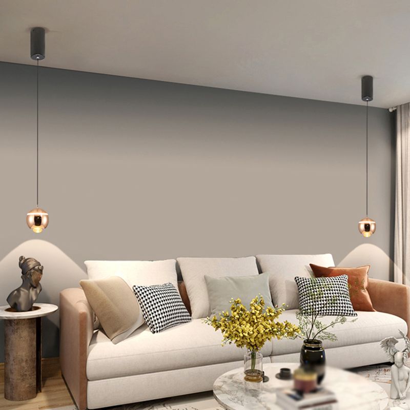 Nordic Globe Form Pendellicht Leichtes Aluminium LED Hanging Anhänger für Wohnzimmer