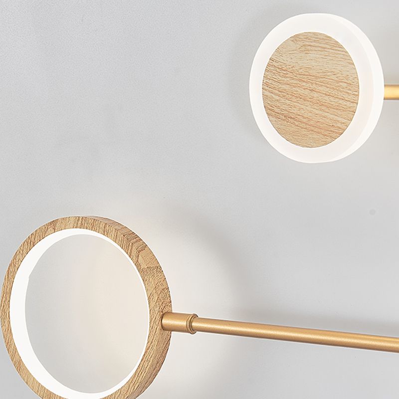 Multi -Leuchten rechteckige Wandlampen moderne Metallwandlampen im modernen Stil