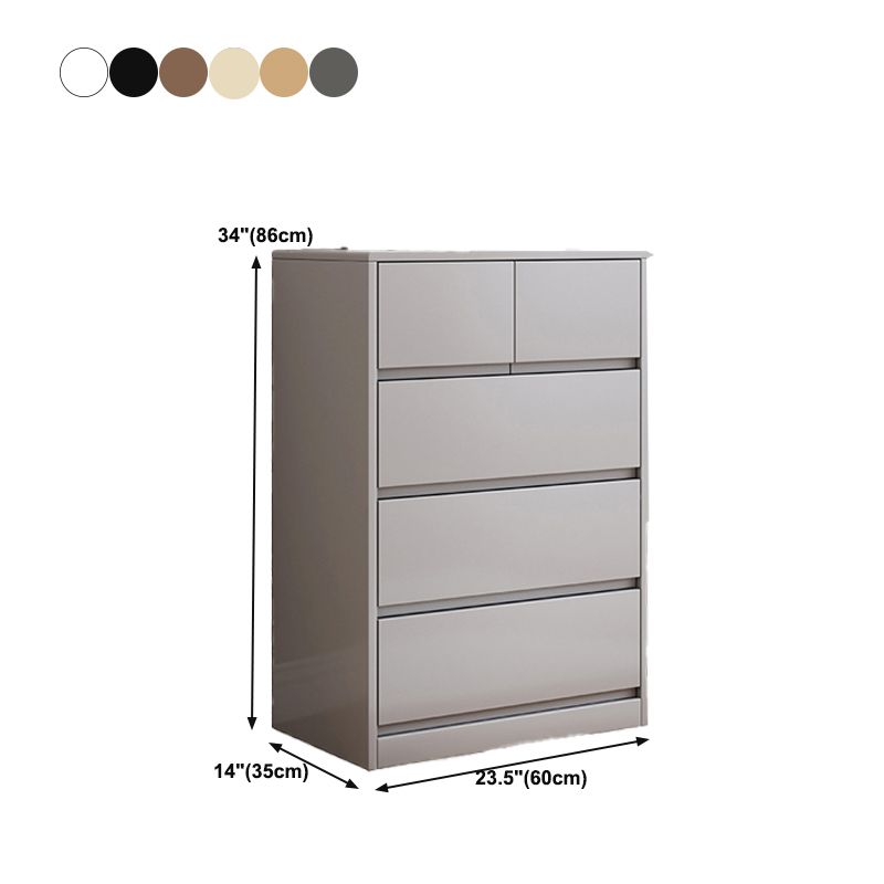 5 / 6 Drawers Wooden Lingerie Chest Bedside Vertical Storage Chest