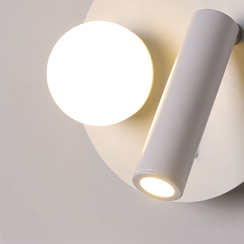 Modern Metallic Household Wall Sconce Adjustable Arm Bedroom LED Reading Lamp