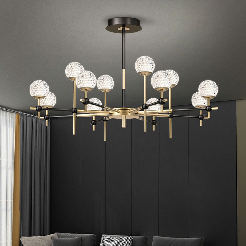 Branch Iron Suspension Light Postmodern Chandelier for Living Room Dinning Room