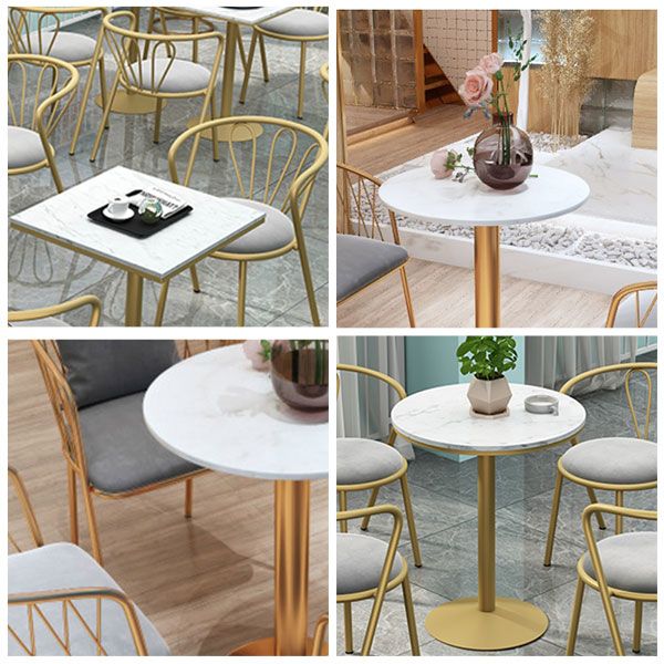 Muebles de lujo tradicionales para el hogar, mesa de mármol para comedor, hogar