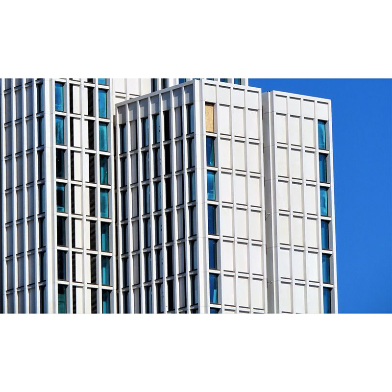 Modern Architecture Mural Wallpaper Custom-Made Wall Covering for Meeting Room