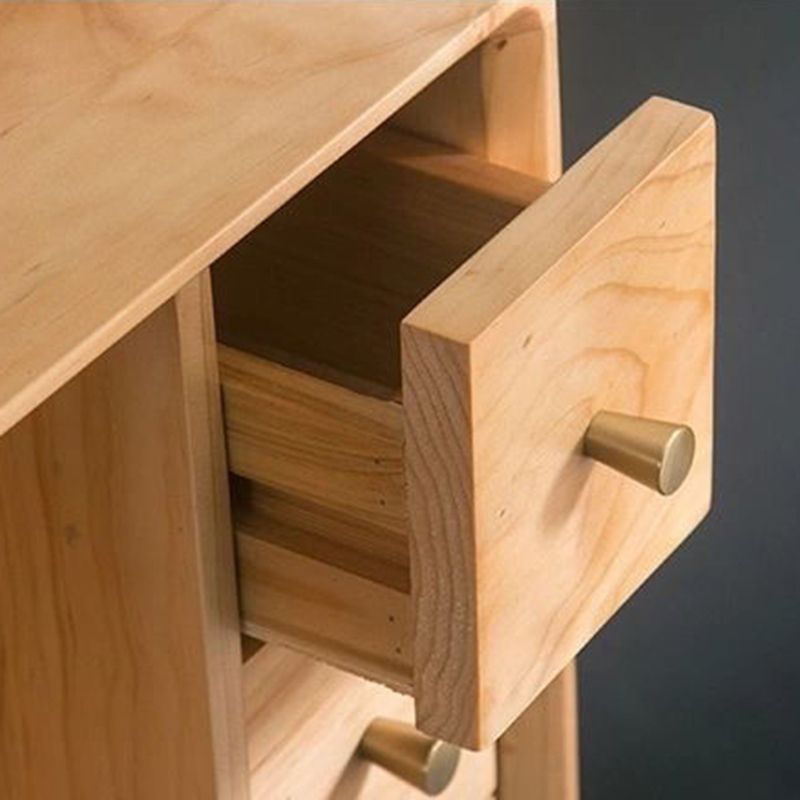 11" Wide Contemporary Shelf Closed Back Solid Wood Pine Bookcase