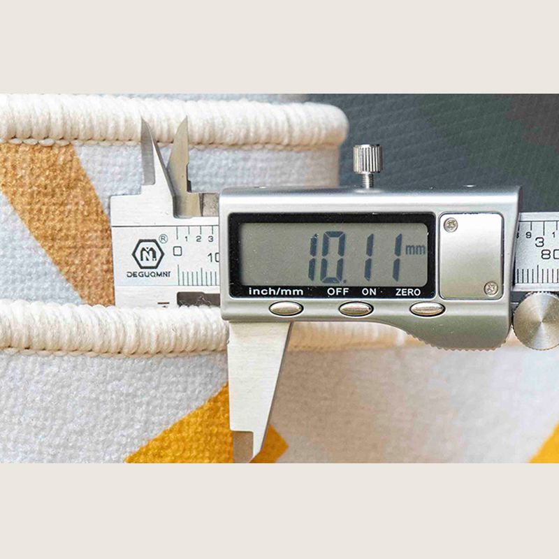 Beige Modern Area Rug Polyester Stripe Pattern Rug Non-Slip Rug for Home Decor