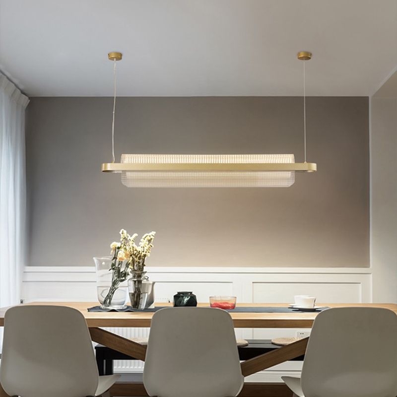 Modern Style Pendant Lighting Fixtures PVC Shade Island Lighting Ideas for Kitchen
