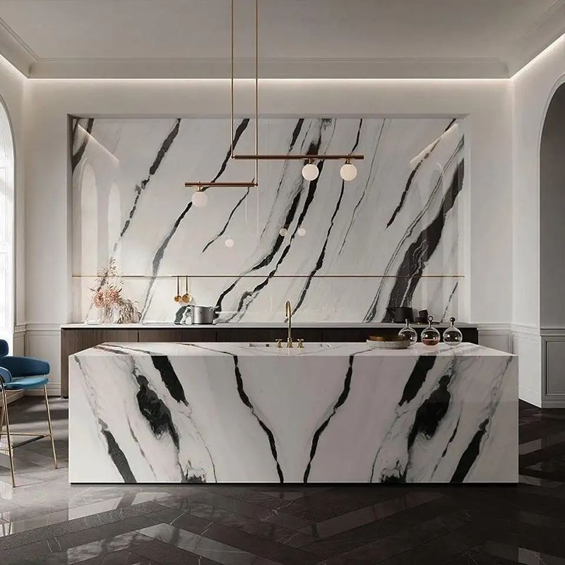 Contemporary Style Spherical Shape Island Lighting Glass Island Lighting Fixtures in Gold