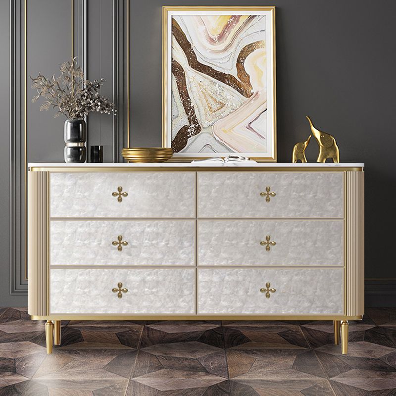Modern Storage Chest Gold Storage Chest Dresser with Drawers