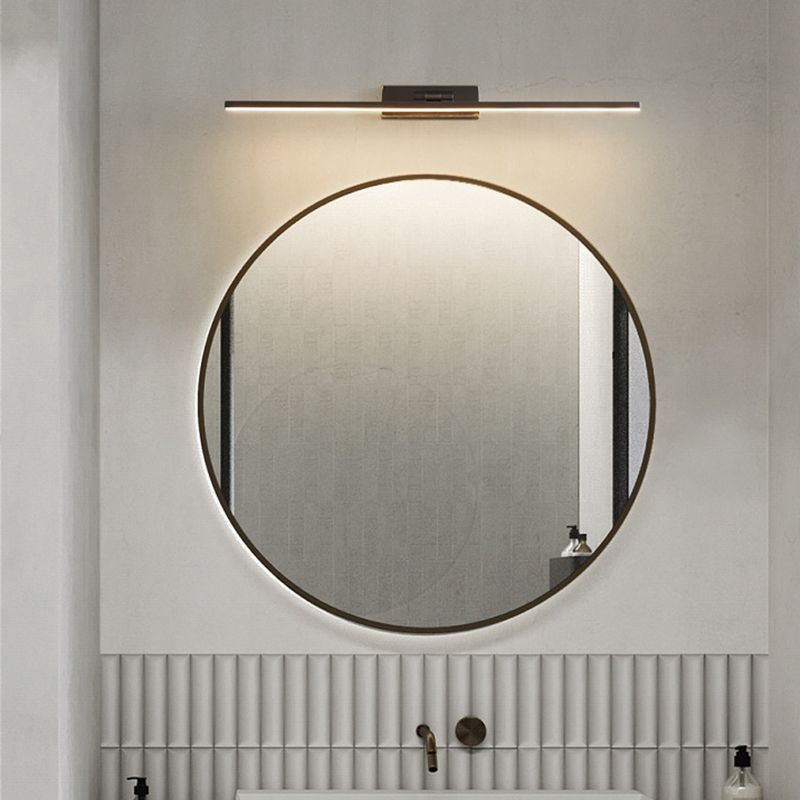Metal Linear Vanity Lights Modern 1-Light Vanity Lighting for Bathroom