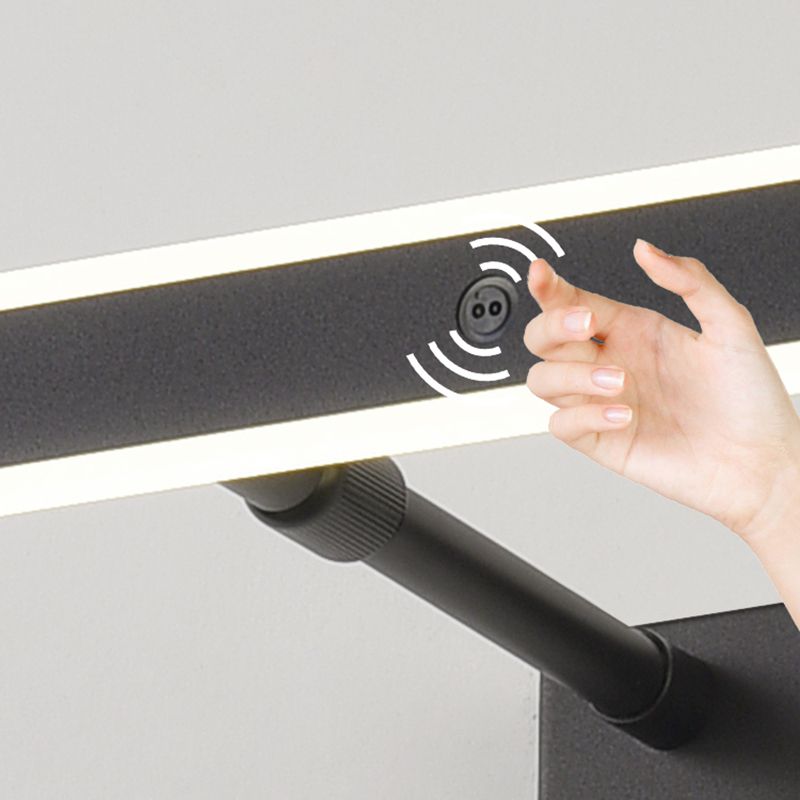 Style minimaliste moderne Améliorations d'éclairage de vanité de vanité rationalisée Idées d'éclairage de vanité acrylique pour salle de bain