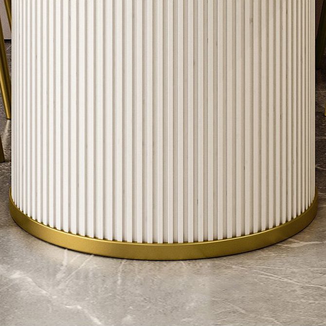 Glam 1/2/4/5/7 Pieces Table and Chair Set White Dining Table with Chairs