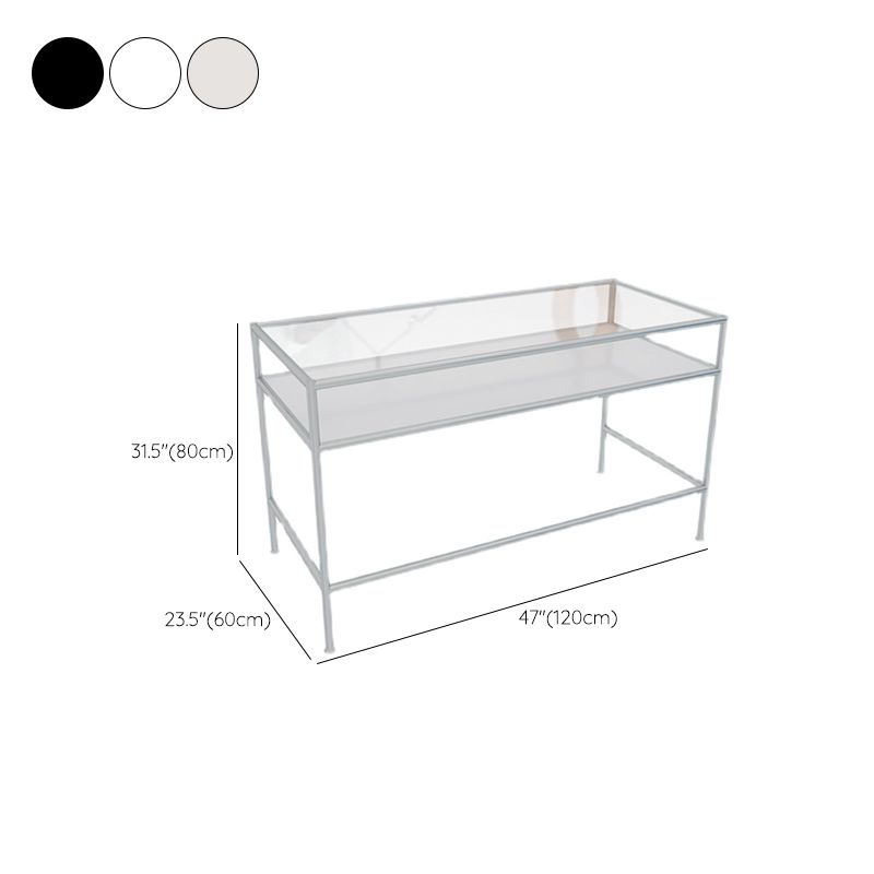 Modern Make-up Vanity Standing Glass Makeup Vanity for Bedroom