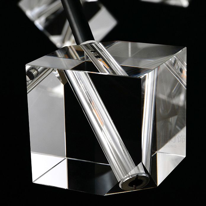 Modern Chandelier Light Metal Artistic Ceiling Pendant for Dining Room Living Room