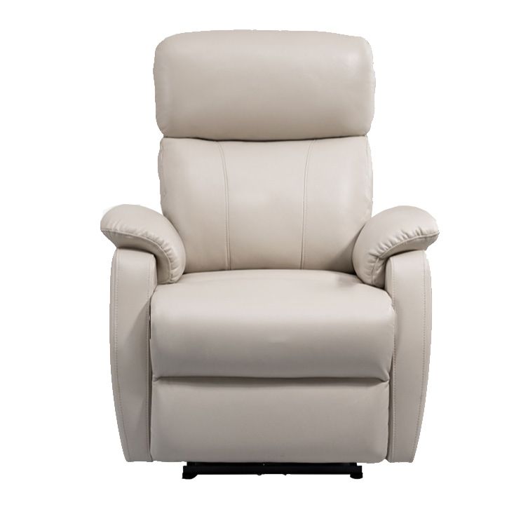 Contemporary Leather Recliner 32.7" Wide Standard Recliner with Footrest
