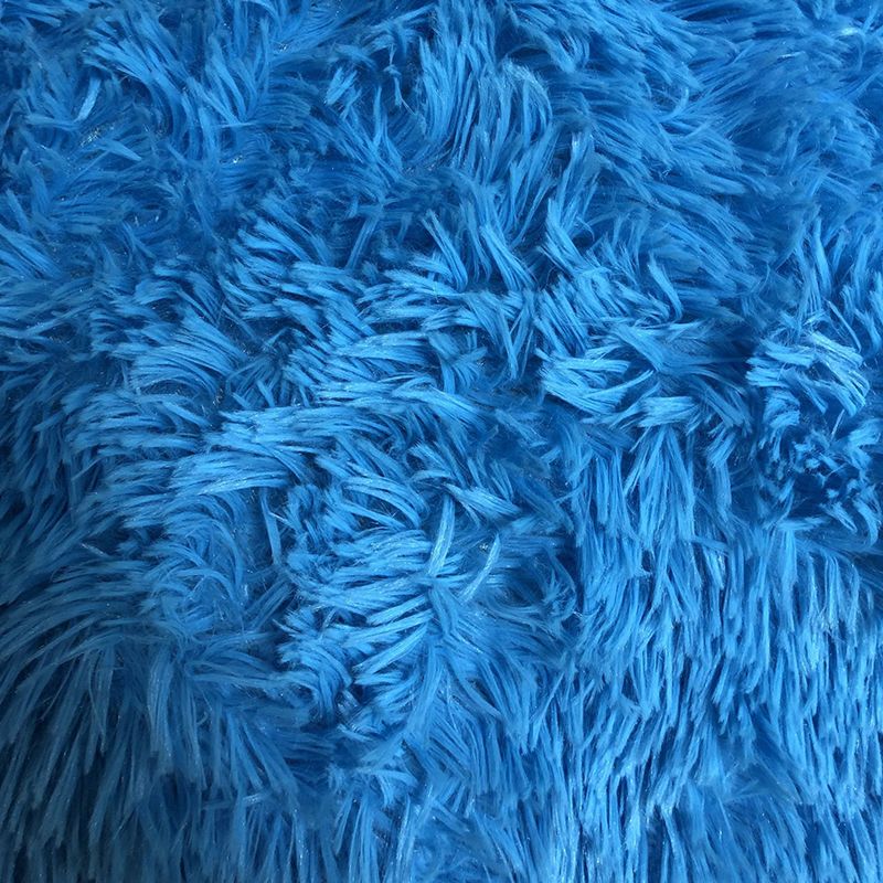 Modern Living Room Rug Multi-Colored Plain Rug Faux Wool Pet Friendly Machine Washable Non-Slip Rug