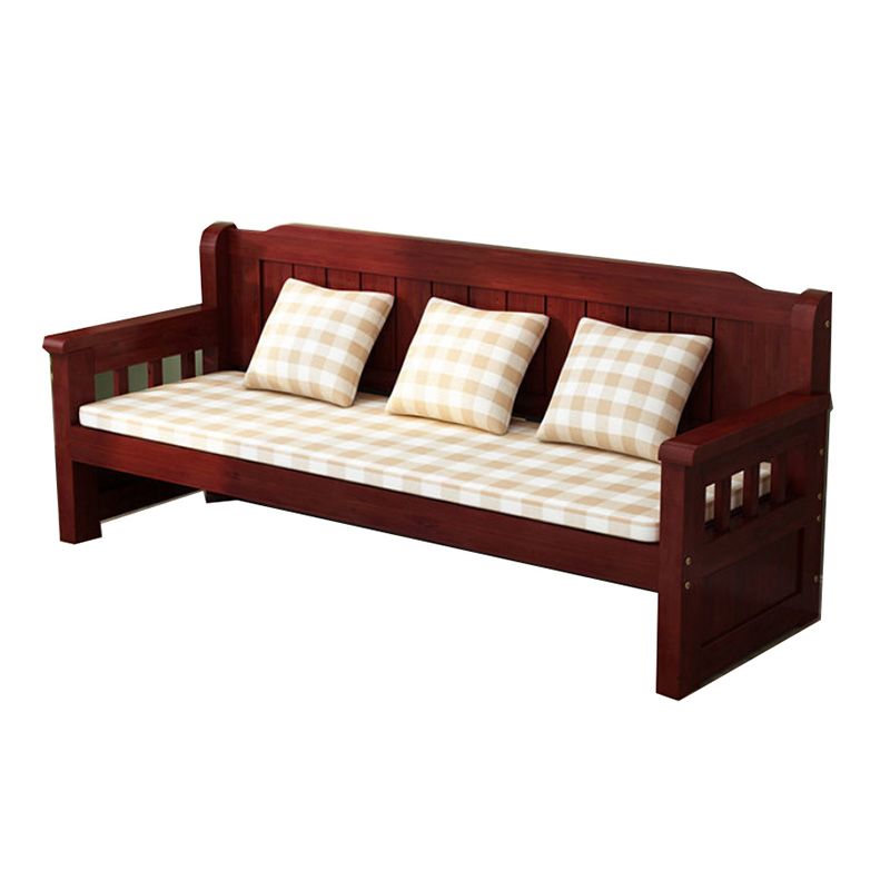 Sofa with 3 Pillows Back and Square Arm for Apartment 23.62" Wide
