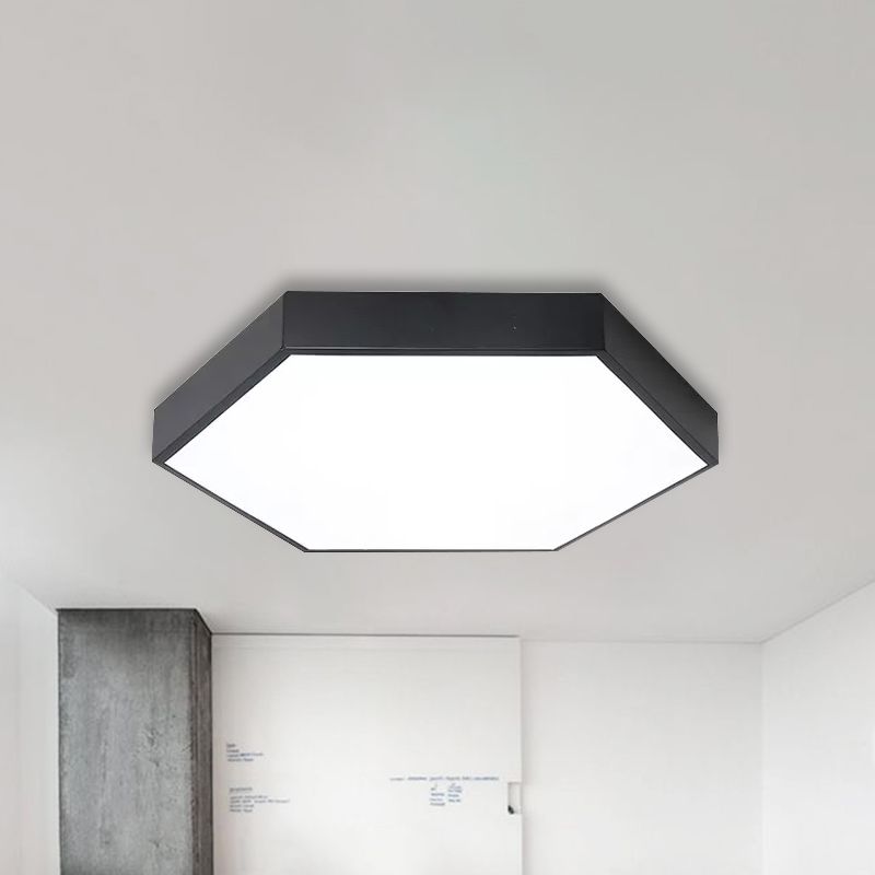 Dormitorio moderno de la luz de techo, luz del montaje empotrado del LED con la sombra del hexágono de acrílico