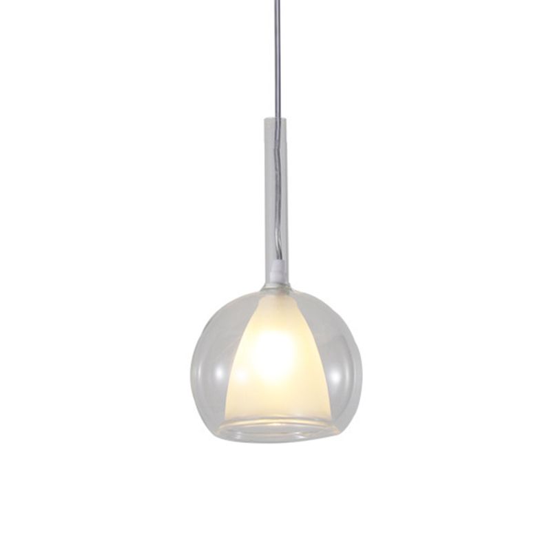 Contemporary Glass Shade Hanging Light Creative Pendant Lighting Fixture